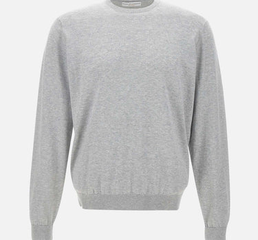 FILIPPO DE LAURENTIIS Maglia "Sea Island" in cotone GREY Uomo 