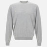 FILIPPO DE LAURENTIIS Maglia "Sea Island" in cotone GREY Uomo 