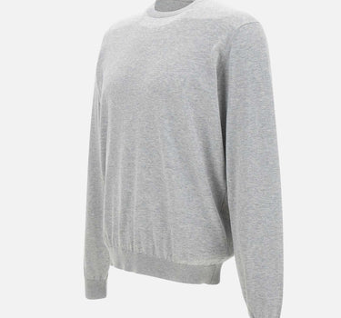 FILIPPO DE LAURENTIIS Maglia "Sea Island" in cotone GREY Uomo 