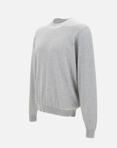 FILIPPO DE LAURENTIIS Maglia "Sea Island" in cotone GREY Uomo 