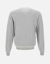 FILIPPO DE LAURENTIIS Maglia "Sea Island" in cotone GREY Uomo 