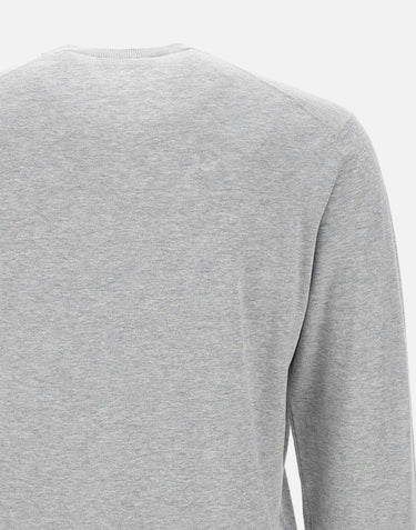 FILIPPO DE LAURENTIIS Maglia "Sea Island" in cotone GREY Uomo 
