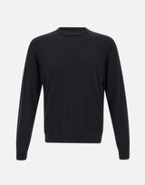 FILIPPO DE LAURENTIIS Maglia "Sea Island" in cotone BLACK Uomo 