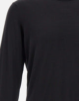 FILIPPO DE LAURENTIIS Maglia "Sea Island" in cotone BLACK Uomo 