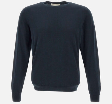 FILIPPO DE LAURENTIIS Pullover in cotone superlight BLUE Uomo 