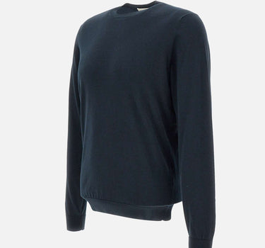 FILIPPO DE LAURENTIIS Pullover in cotone superlight BLUE Uomo 