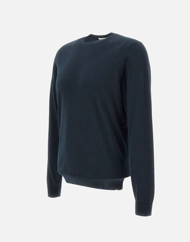 FILIPPO DE LAURENTIIS Pullover in cotone superlight BLUE Uomo 