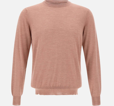 FILIPPO DE LAURENTIIS Maglia in  seta, lino e lana Pink Uomo 