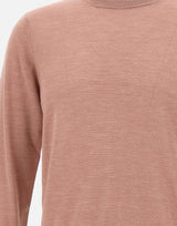 FILIPPO DE LAURENTIIS Maglia in  seta, lino e lana Pink Uomo 