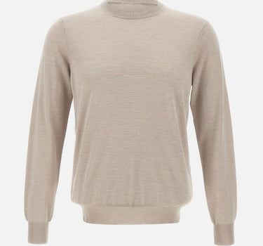 FILIPPO DE LAURENTIIS Maglia in  seta, lino e lana BEIGE Uomo 