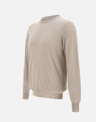 FILIPPO DE LAURENTIIS Maglia in  seta, lino e lana BEIGE Uomo 