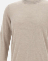 FILIPPO DE LAURENTIIS Maglia in  seta, lino e lana BEIGE Uomo 