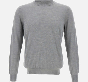 FILIPPO DE LAURENTIIS Maglia in  seta, lino e lana<BR/> GREY Uomo 
