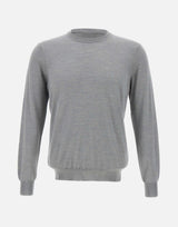 FILIPPO DE LAURENTIIS Maglia in  seta, lino e lana<BR/> GREY Uomo 
