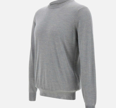 FILIPPO DE LAURENTIIS Maglia in  seta, lino e lana<BR/> GREY Uomo 