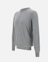 FILIPPO DE LAURENTIIS Maglia in  seta, lino e lana<BR/> GREY Uomo 