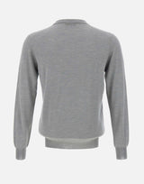 FILIPPO DE LAURENTIIS Maglia in  seta, lino e lana<BR/> GREY Uomo 