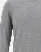 FILIPPO DE LAURENTIIS Maglia in  seta, lino e lana<BR/> GREY Uomo 