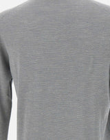 FILIPPO DE LAURENTIIS Maglia in  seta, lino e lana<BR/> GREY Uomo 