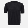 FILIPPO DE LAURENTIIS Maglia in cotone BLACK Uomo 