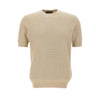 FILIPPO DE LAURENTIIS Maglia con motivo intrecciato BEIGE Uomo 