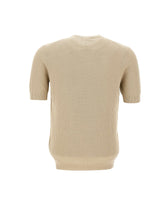 FILIPPO DE LAURENTIIS Maglia con motivo intrecciato BEIGE Uomo 
