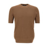 FILIPPO DE LAURENTIIS Maglia con motivo intrecciato BROWN Uomo 