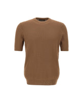 FILIPPO DE LAURENTIIS Maglia con motivo intrecciato BROWN Uomo 