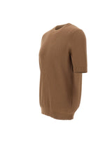 FILIPPO DE LAURENTIIS Maglia con motivo intrecciato BROWN Uomo 