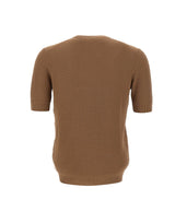 FILIPPO DE LAURENTIIS Maglia con motivo intrecciato BROWN Uomo 