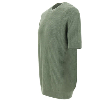 FILIPPO DE LAURENTIIS Maglia con motivo intrecciato GREEN Uomo 