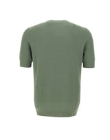 FILIPPO DE LAURENTIIS Maglia con motivo intrecciato GREEN Uomo 