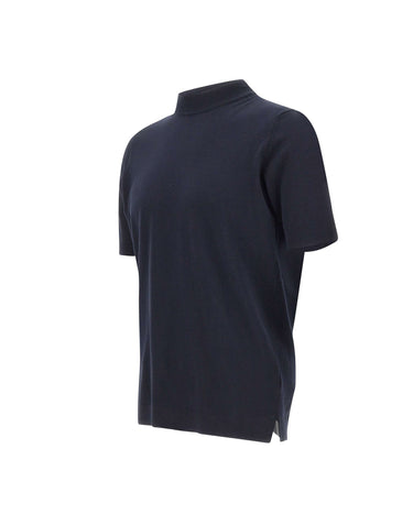 FILIPPO DE LAURENTIIS Lupetto a manica corta BLUE Uomo 