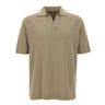 FILIPPO DE LAURENTIIS Polo in crêpe di cotone GREEN Uomo 