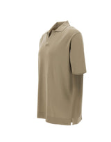FILIPPO DE LAURENTIIS Polo in crêpe di cotone GREEN Uomo 