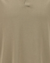 FILIPPO DE LAURENTIIS Polo in crêpe di cotone GREEN Uomo 