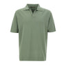 FILIPPO DE LAURENTIIS Polo in crêpe di cotone GREEN Uomo 