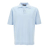 FILIPPO DE LAURENTIIS Polo in crêpe di cotone Light Blue Uomo 