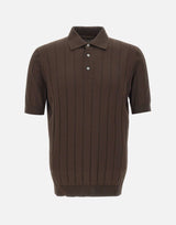 Polo in crepe di cotone PL1MC CR14C190 FILIPPO DE LAURENTIIS 