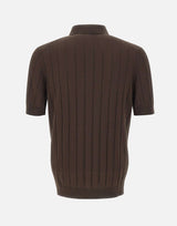 Polo in crepe di cotone PL1MC CR14C190 FILIPPO DE LAURENTIIS 