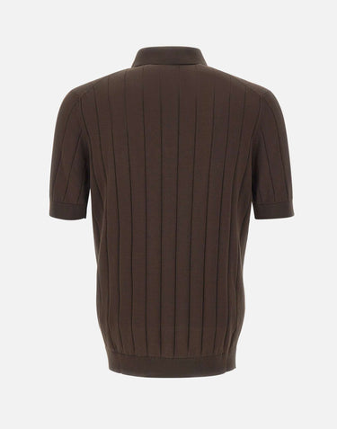 Polo in crepe di cotone PL1MC CR14C190 FILIPPO DE LAURENTIIS 