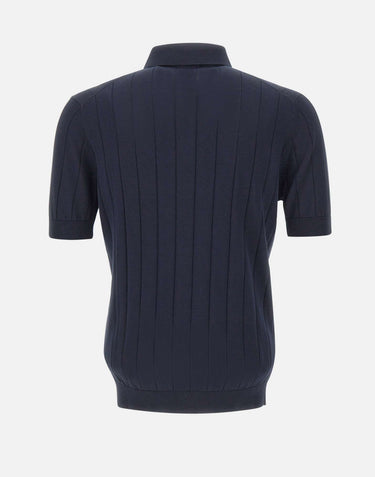 Polo in crepe di cotone PL1MC CR14C890 FILIPPO DE LAURENTIIS 
