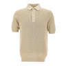 FILIPPO DE LAURENTIIS Polo in crêpe di cotone BEIGE Uomo 