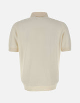 Polo in cotone a punto quadretto PL1MC CR14Q020 FILIPPO DE LAURENTIIS 