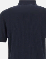 Polo in cotone a punto quadretto PL1MC CR14Q890 FILIPPO DE LAURENTIIS 