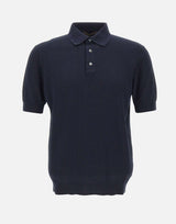 Polo in cotone a punto quadretto PL1MC CR14Q890 FILIPPO DE LAURENTIIS 