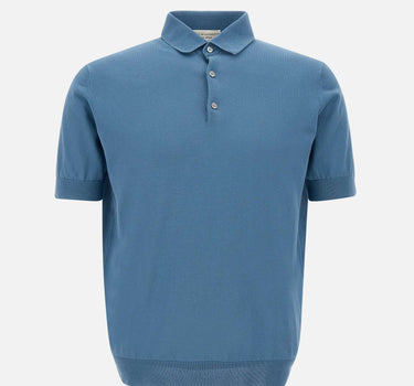 Polo in crepe di cotone PL1MC CR14R870 FILIPPO DE LAURENTIIS 