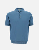 Polo in crepe di cotone PL1MC CR14R870 FILIPPO DE LAURENTIIS 