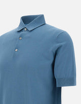 Polo in crepe di cotone PL1MC CR14R870 FILIPPO DE LAURENTIIS 