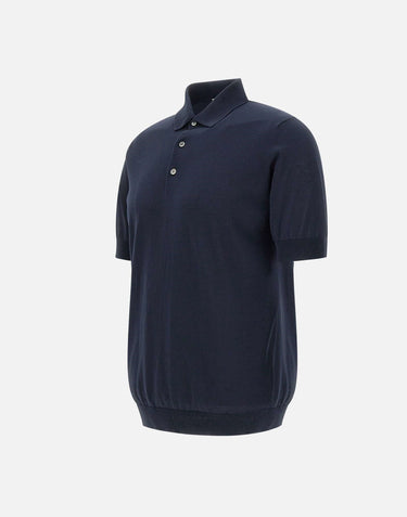 Polo in crêpe di cotone PL1MC CR14R890 FILIPPO DE LAURENTIIS 